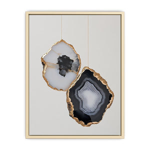Agate Canvas Painting