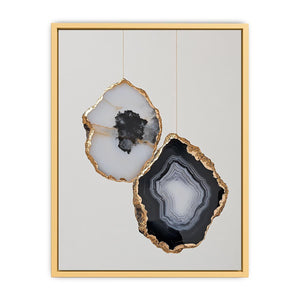 Agate Canvas Painting