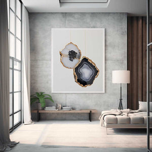 Agate Canvas Painting