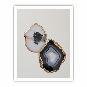Agate Canvas Painting