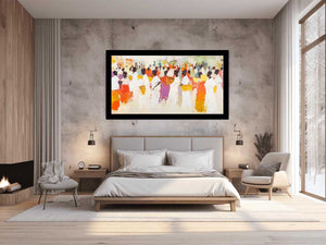 African Villlage Painting