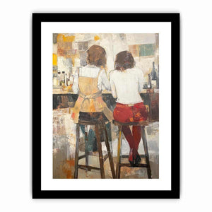 Barstool Canvas Painting