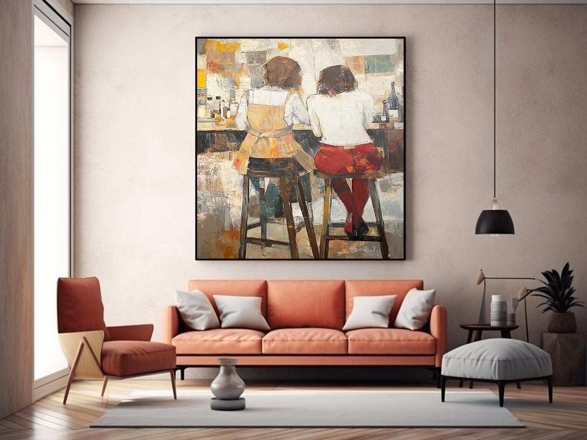 Barstool Painting