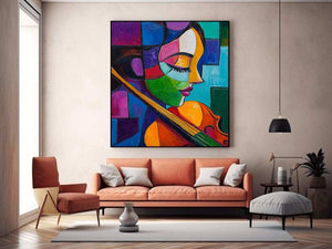 Violinist Painting
