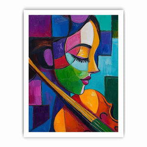 Violinist Canvas Painting