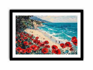 Red Poppies III Canvas Painting
