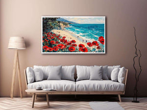 Red Poppies III Canvas Painting