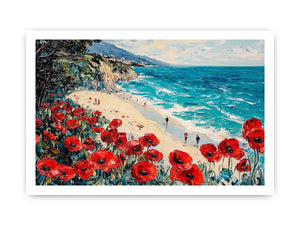 Red Poppies III Canvas Painting