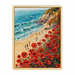 Red Poppies IIII Canvas Painting