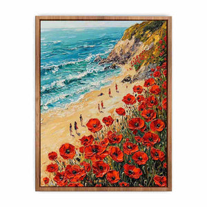 Red Poppies IIII Canvas Painting