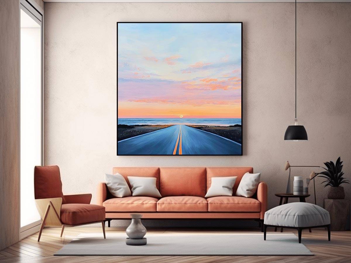 Road To Ocean Painting