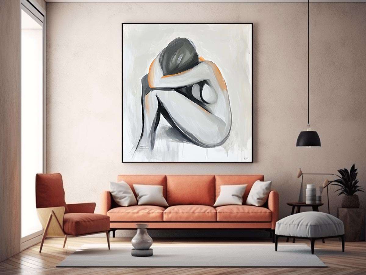 Shades Of Grey Painting
