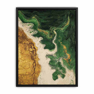 Turquoise Waters Canvas Painting