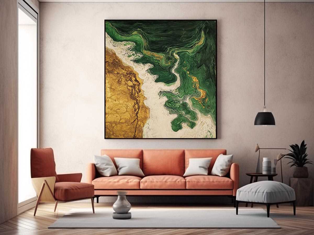 Turquoise Waters Painting