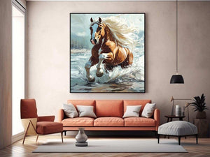Galloping Horse Painting
