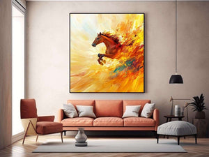 Emerging Horse Painting