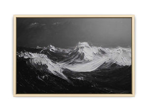 Abstracxt Waves Canvas Painting