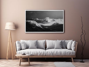 Abstracxt Waves Canvas Painting