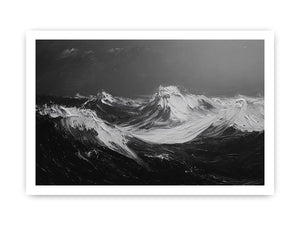 Abstracxt Waves Canvas Painting