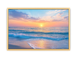 Serene Sea III Canvas Painting