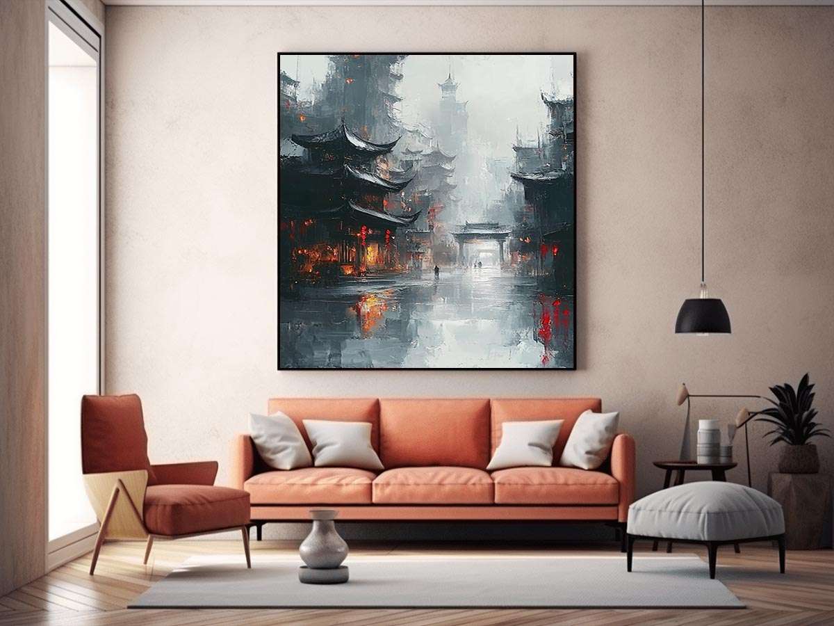 Pagodas Painting