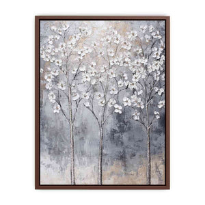 Silver Trees II Canvas Painting
