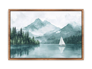 McDonald Lake Canvas Painting