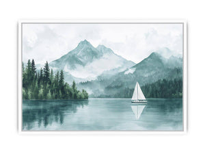 McDonald Lake Canvas Painting
