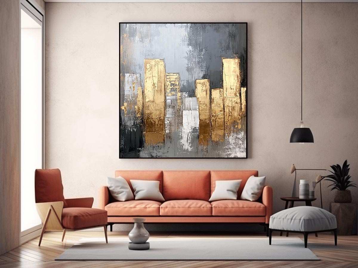 Skyscrapers Painting