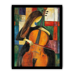 Cello Canvas Painting