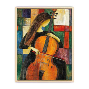 Cello Canvas Painting