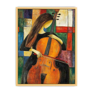 Cello Canvas Painting