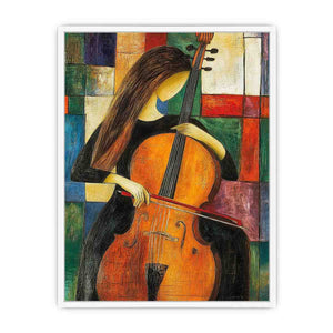 Cello Canvas Painting