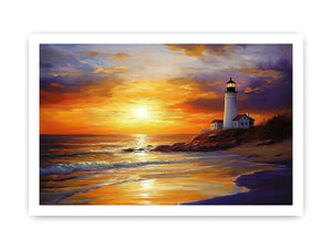 Lighhouse I Canvas Painting