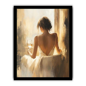 Glass of Wine Canvas Painting