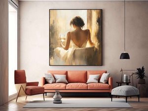 Glass of Wine Painting