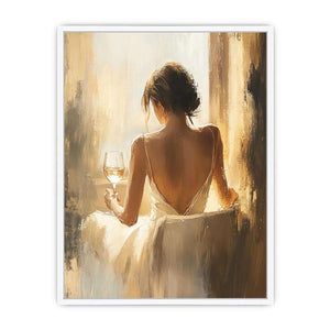 Glass of Wine Canvas Painting