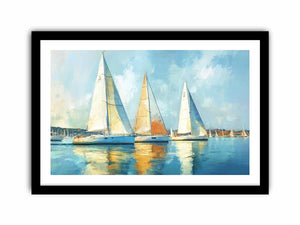 Bright Waters Canvas Painting