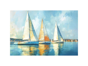 Bright Waters Oil Painting