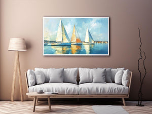 Bright Waters Canvas Painting