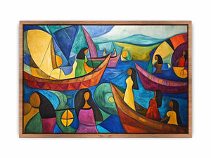 Picasso Inspired Canvas Painting
