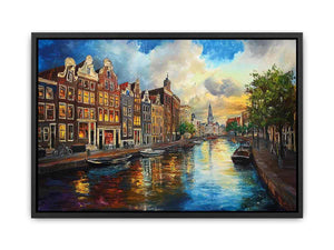 Amsterdam I Canvas Painting