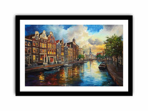 Amsterdam I Canvas Painting