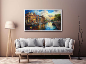 Amsterdam I Canvas Painting