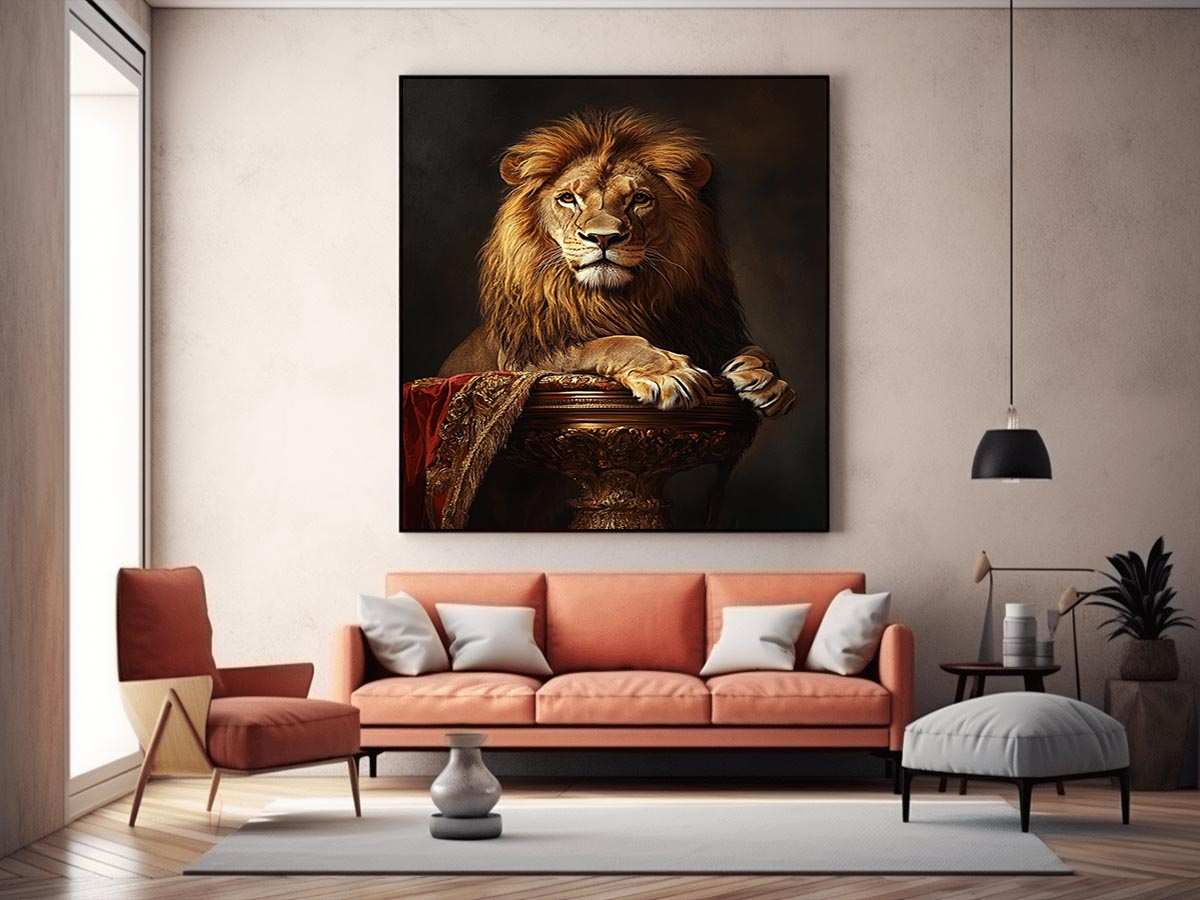 Lion King Painting