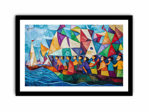 Boat Ride Canvas Painting