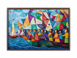 Boat Ride Canvas Painting