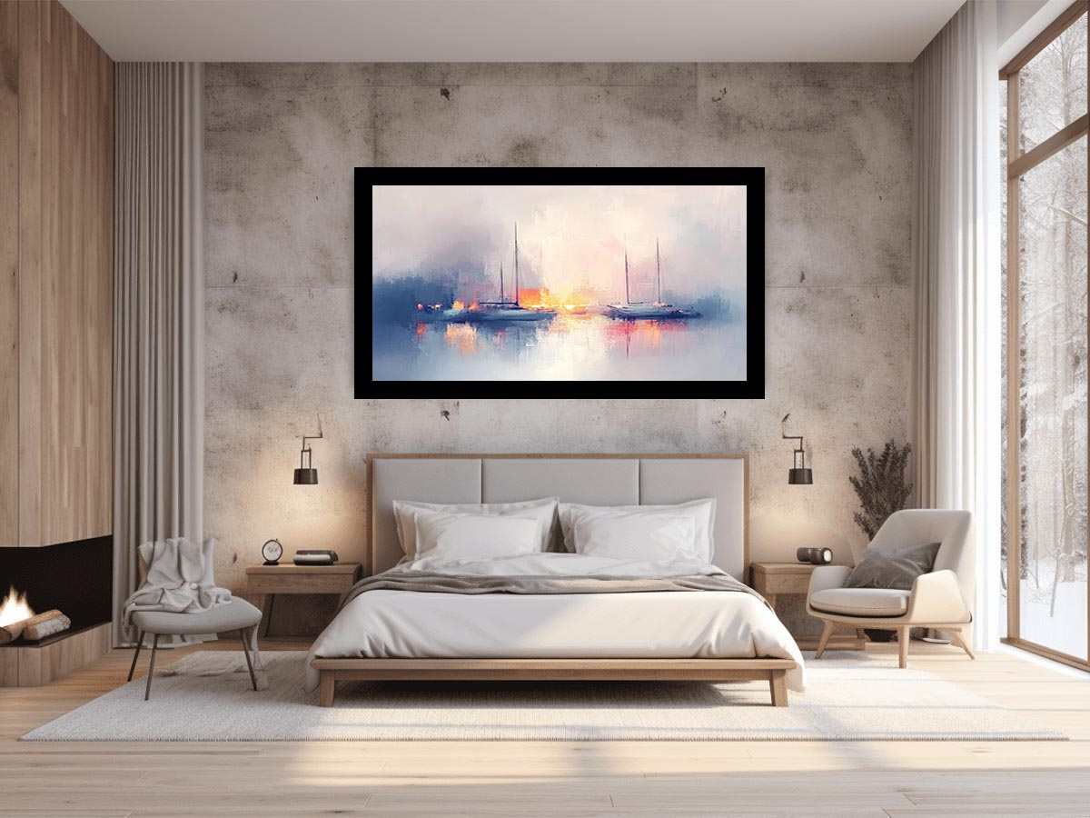 Harbour Painting