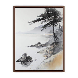 Beach Tree Canvas Painting