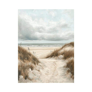 Beach Path IV Oil Painting